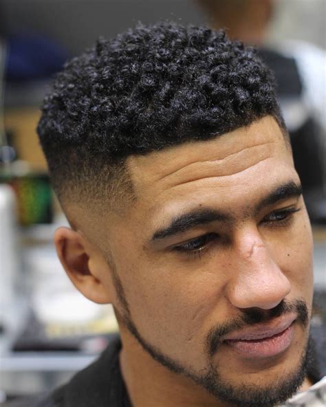 curly hair fades guys|tight curly hair men.